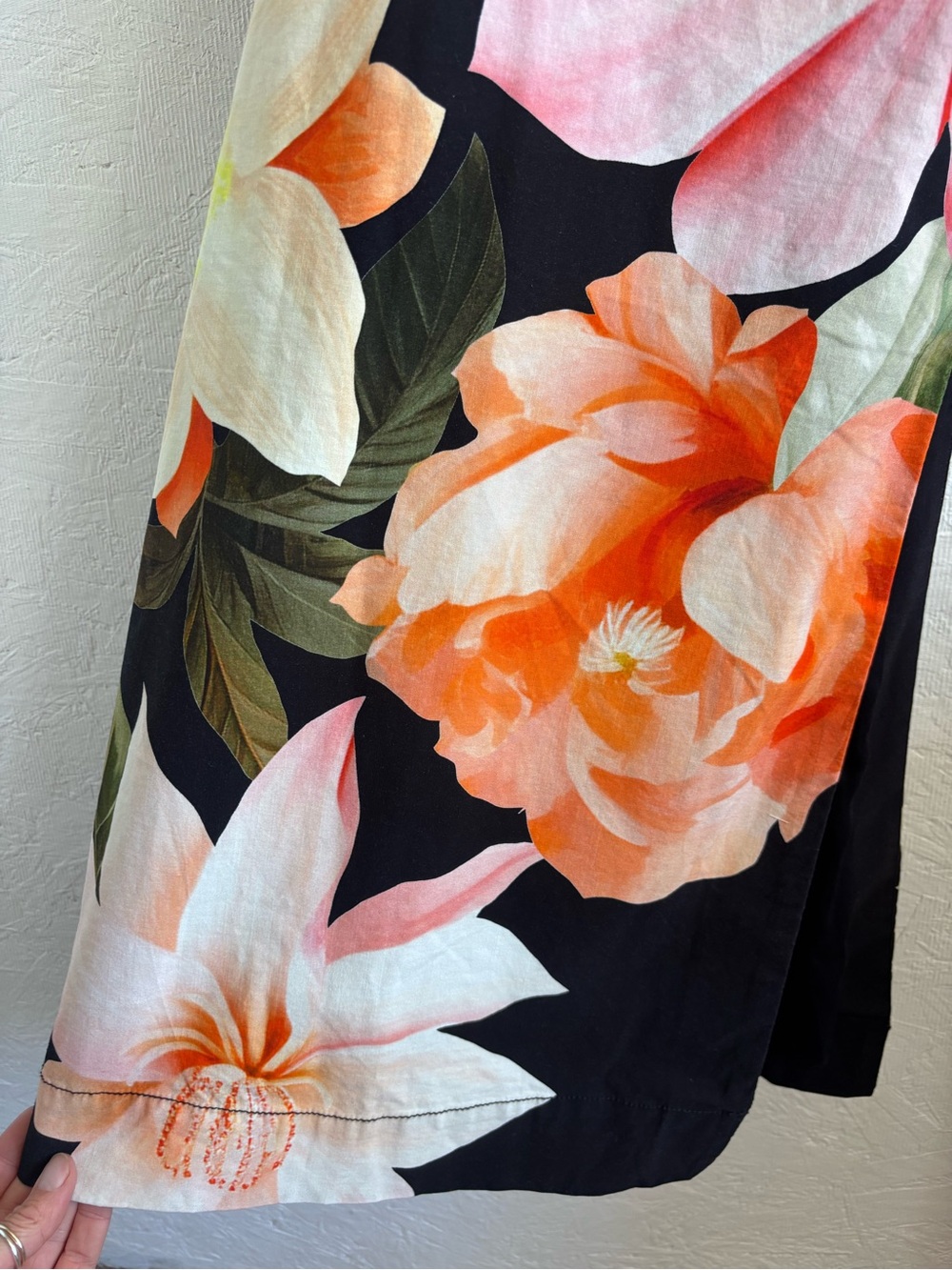NWT Anthropologie BHLDN V Neck Puff Sleeve Floral Midi Dress with Sublte Stretch - Picture 8 of 13